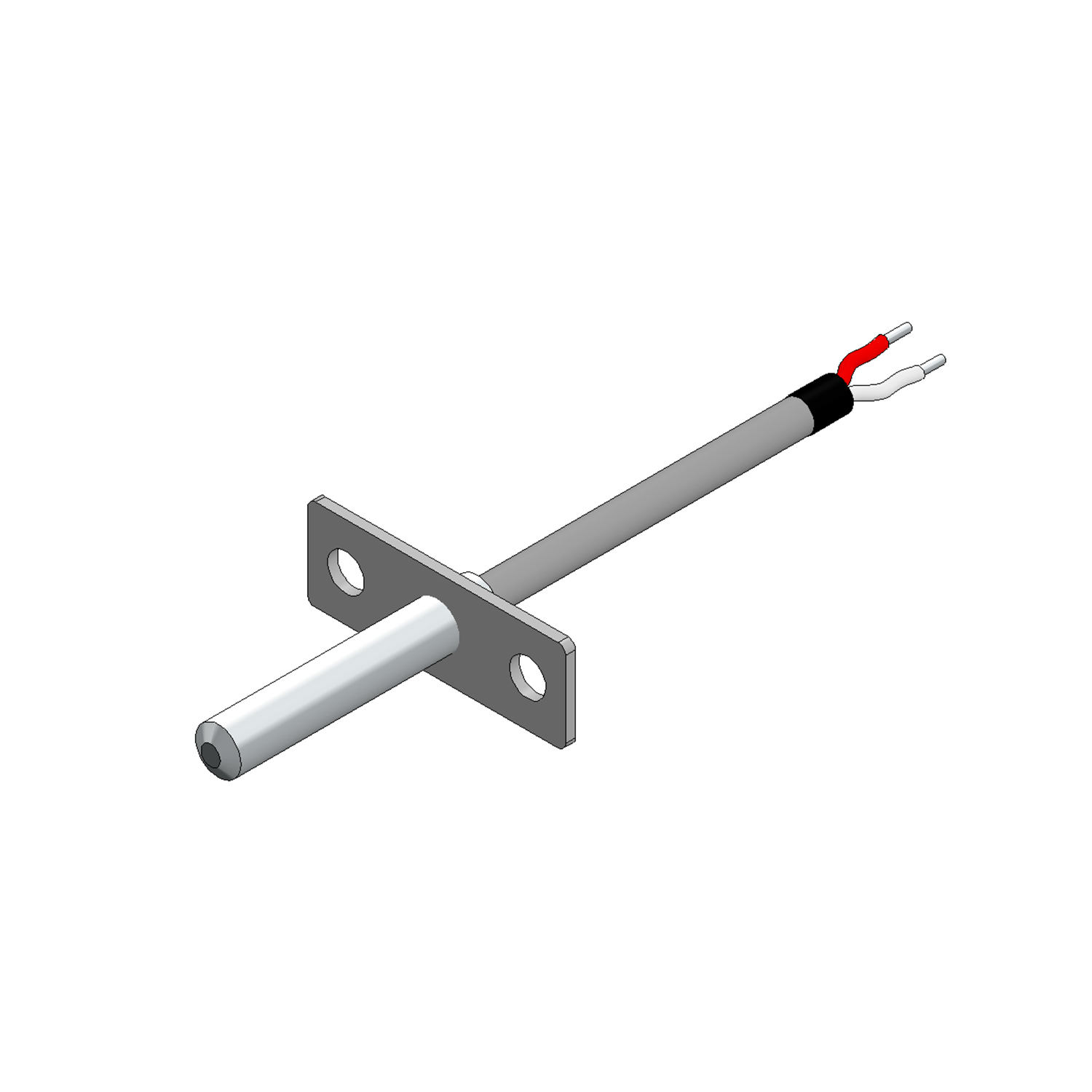 A74 Sensor Analógico LM35 Cabo PP 3x26 AWG-Suporte Inox - Haste Inox ...